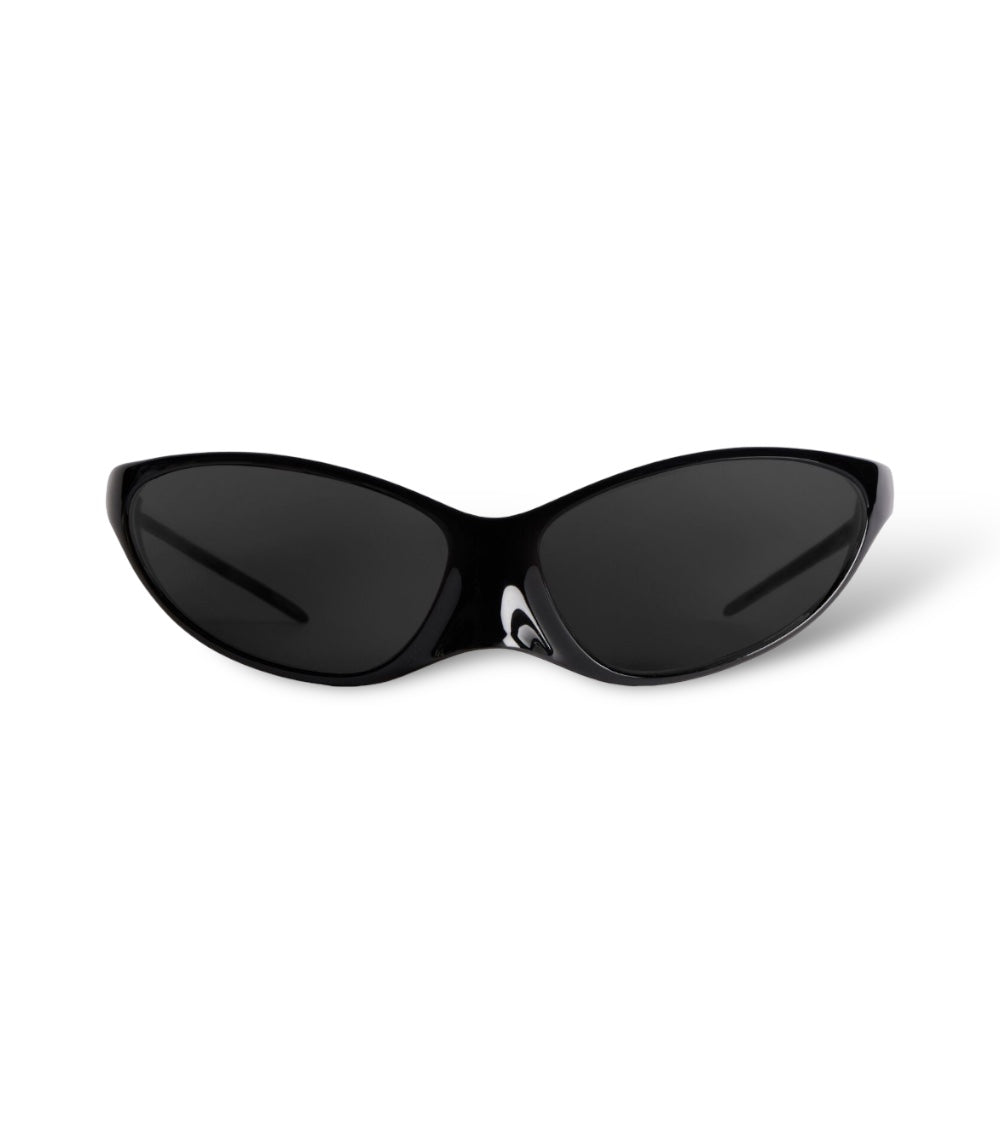 BALENCIAGA 4G CAT SUNGLASSES-BLACK