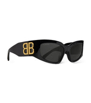 BALENCIAGA BOOSY CAT SUNGLASSES-BLACK