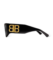 BALENCIAGA BOOSY CAT SUNGLASSES-BLACK