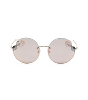 BVLGARI ROUND FRAME SUNGLASSES