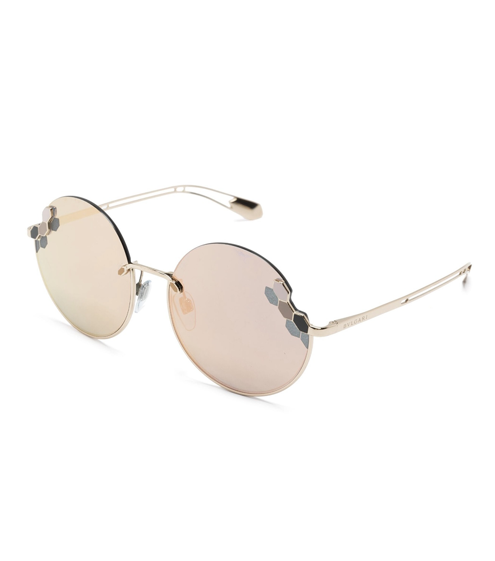 BVLGARI ROUND FRAME SUNGLASSES