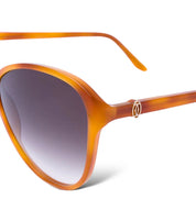 CARTIER DOUBLE C DÉCOR BUTTERFLY FRAME SUNGLASSES