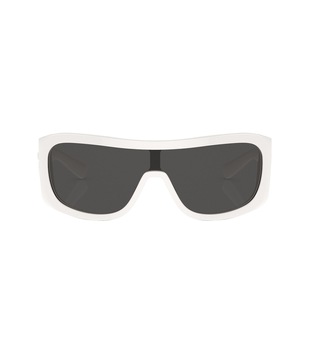 DOLCE & GABBANA SHIELD FRAME TINTED SUNGLASSES