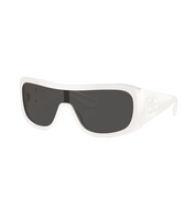 DOLCE & GABBANA SHIELD FRAME TINTED SUNGLASSES