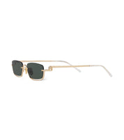 GUCCI DOUBLE G HALF-RIM FRAME SUNGLASSES