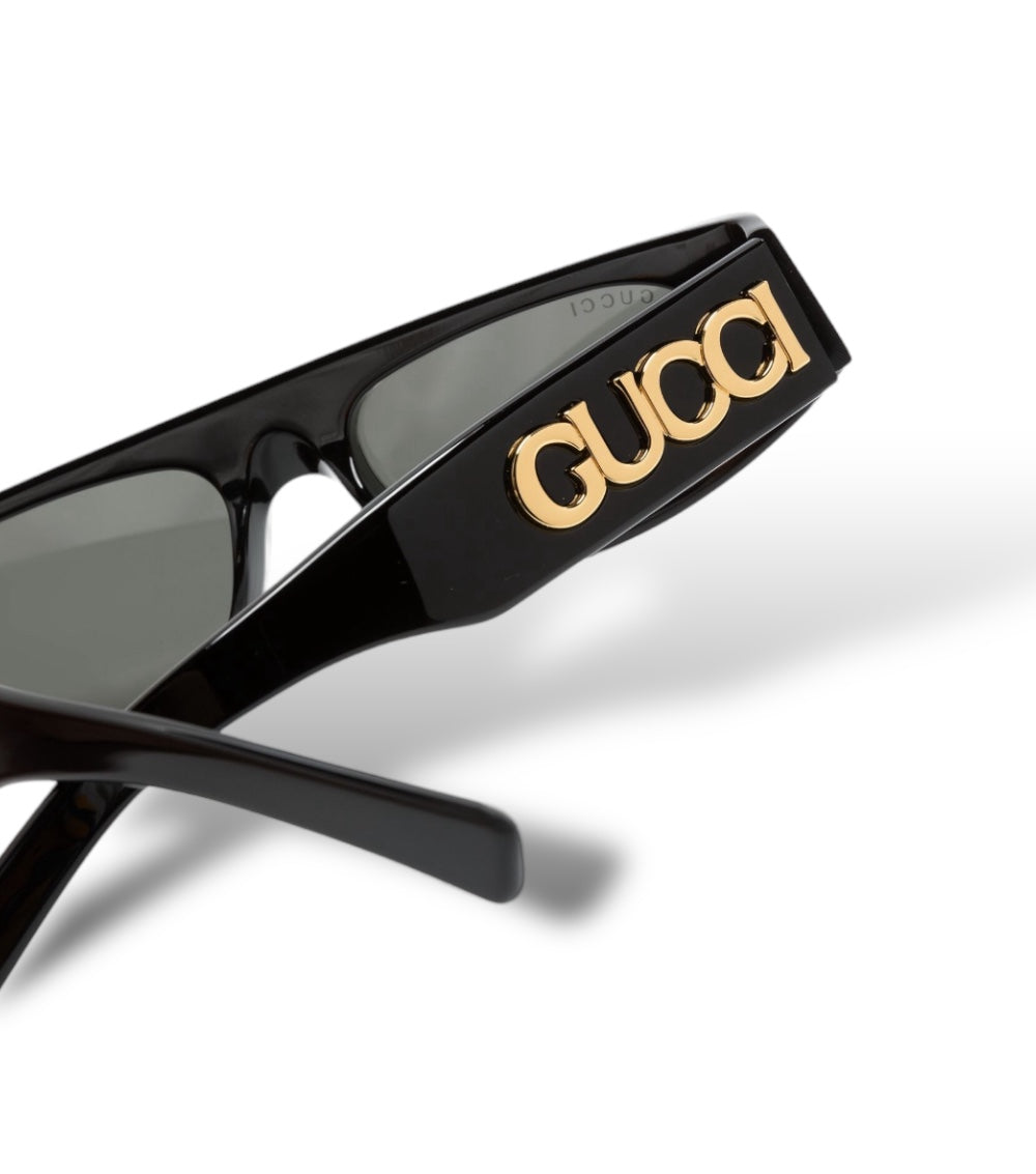 GUCCI OVAL-FRAME SUNGLASSES