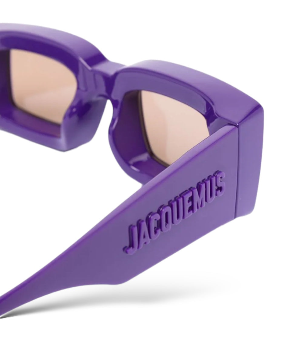 JACQUEMUS TAPI SQUARE FRAME-SUNGLASSES PURPLE