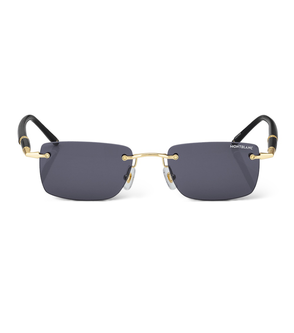 MONT BLANC RECTANGLE FRAME SUNGLASSES