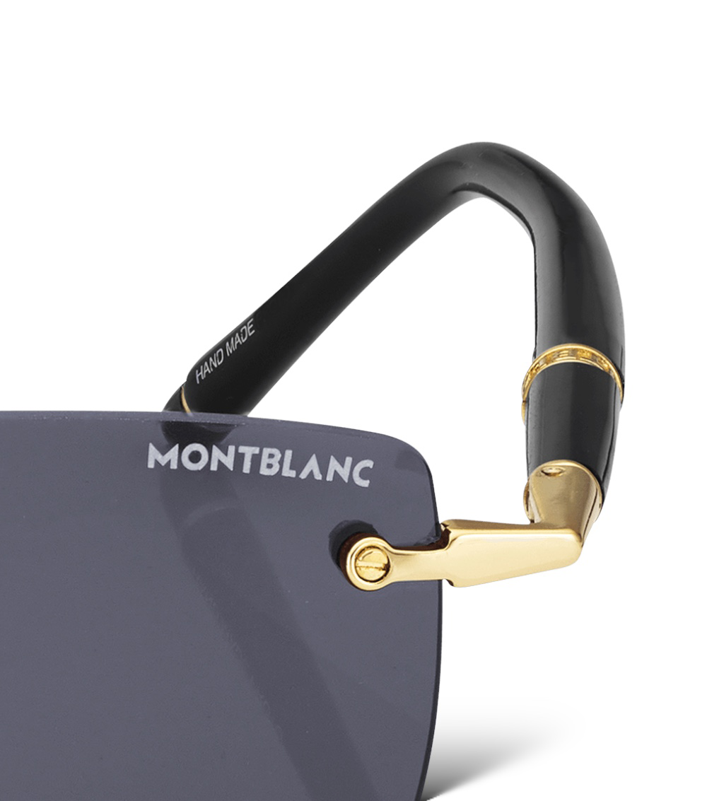 MONT BLANC RECTANGLE FRAME SUNGLASSES