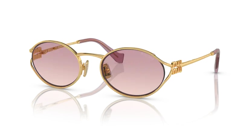 Miu Miu Eyewear Oval Frame Sunglasses