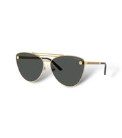 VERSACE TUBULAR GRECA CAT EYE SUNGLASSES