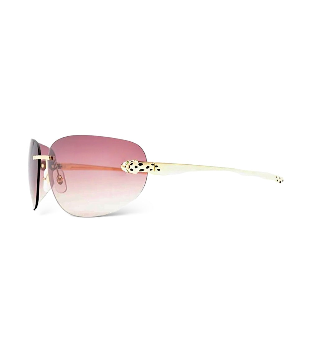 CARTIER FRAMELESS TINTED SUNGLASSES