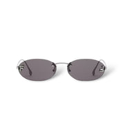 FENDI FIRST CRYSTAL OVAL SUNGLASSES