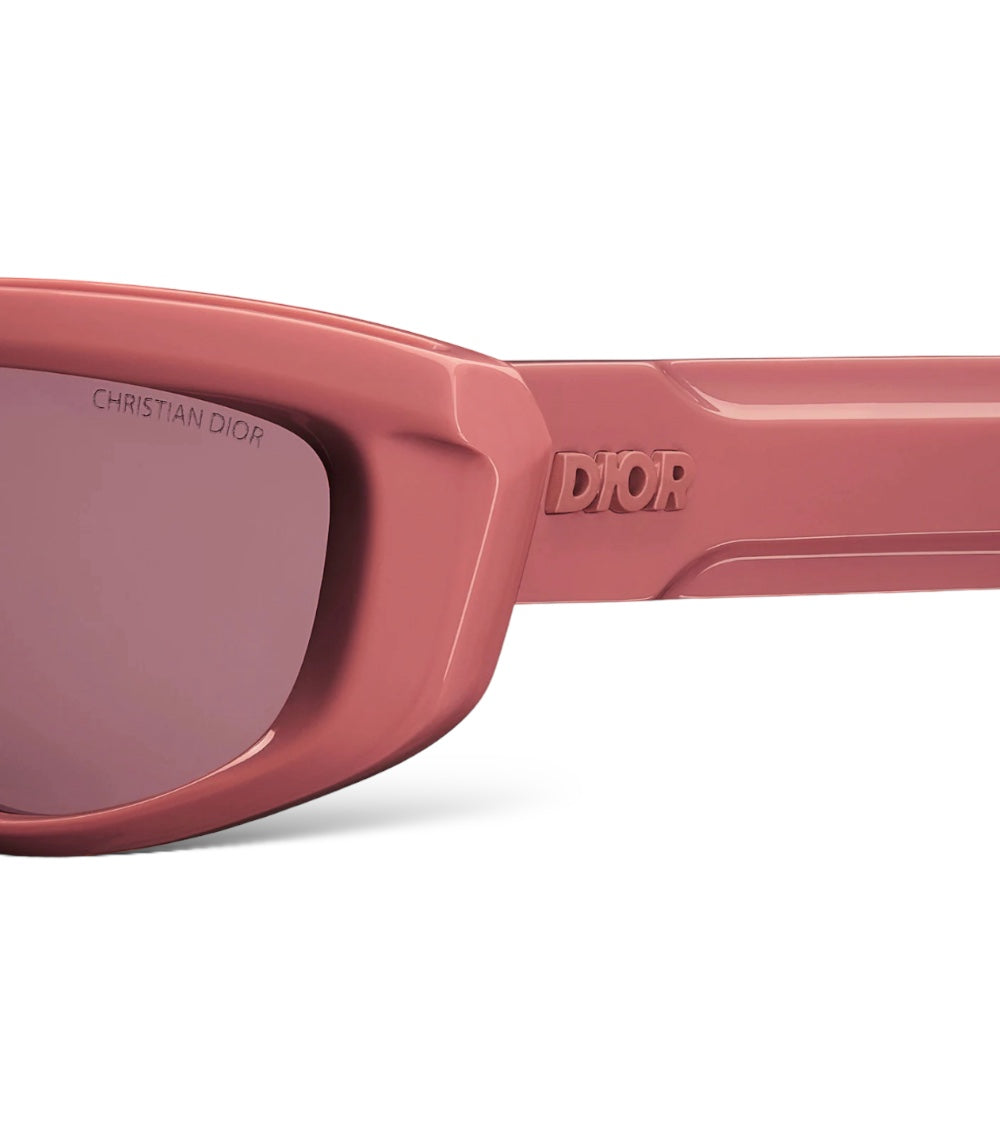 DIOR XPLORER DUSTY PINK RECTANGULAR SUNGLASSES