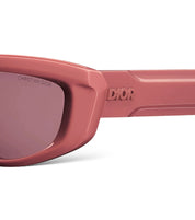 DIOR XPLORER DUSTY PINK RECTANGULAR SUNGLASSES