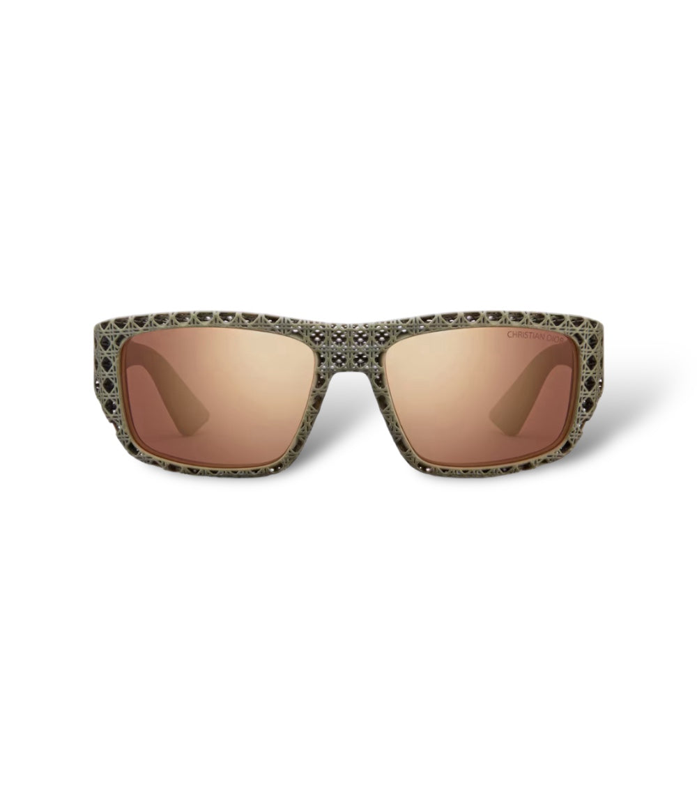 DIOR 3D KHAKI RECTANGULAR SUNGLASSES