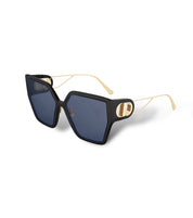 DIOR 30MONTAIGNE BLACK BUTTERFLY SUNGLASSES