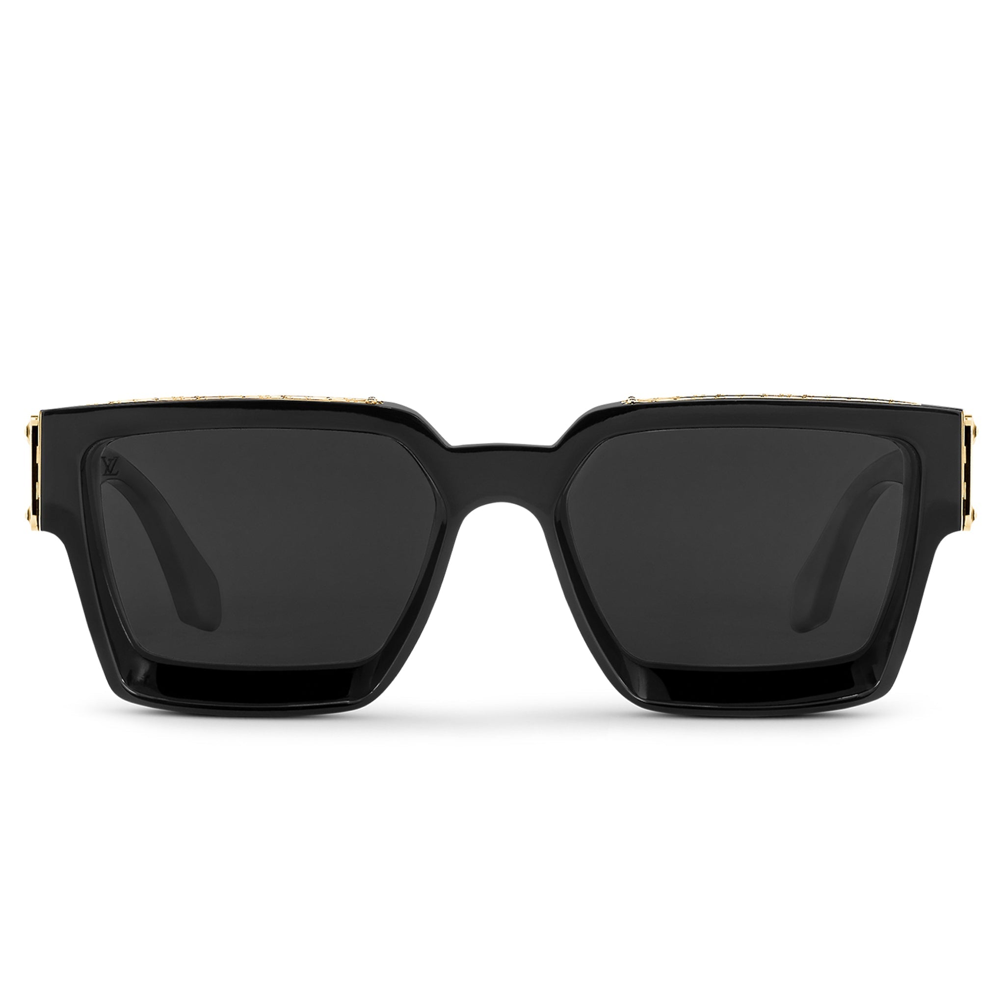 Image of Louis Vuitton 1.1 Millionaires Black Gold Sunglasses